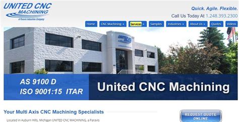 united cnc machining a paravis industries company|united cnc machining company.